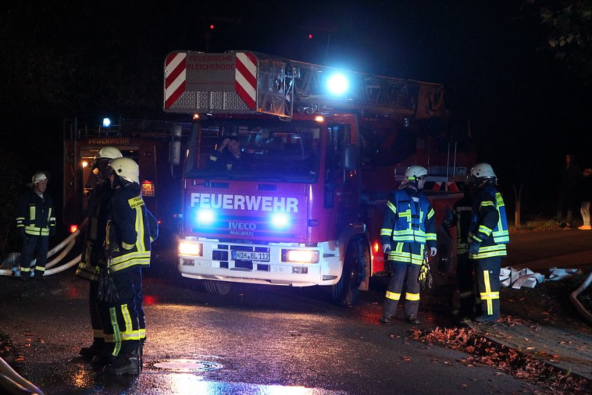 Hausbrand in Kleinfurra