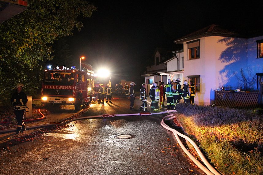 Hausbrand in Kleinfurra