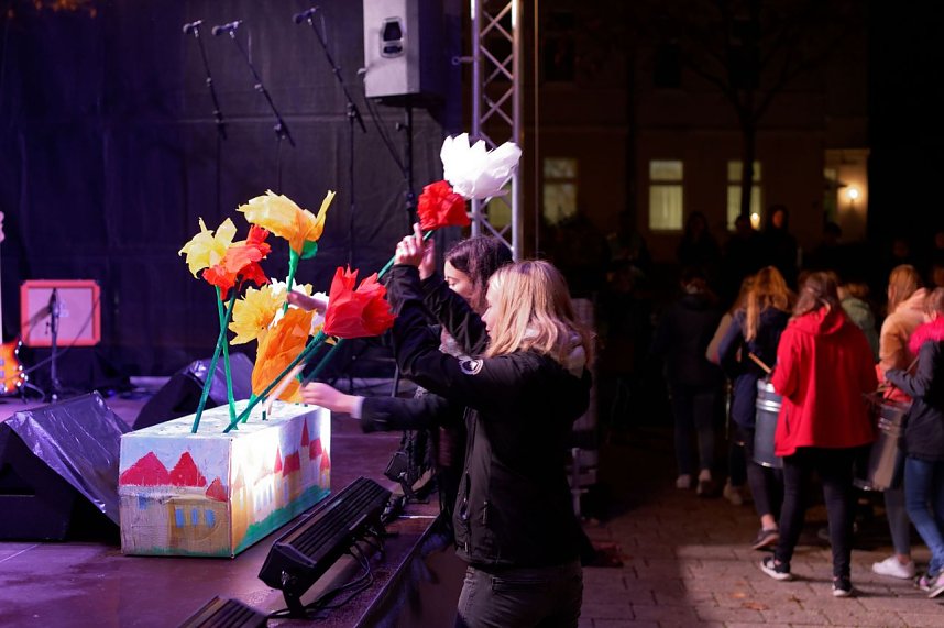 Herder-Gymnasium beteiligte sich am 30-j&auml;hrigen Jubil&auml;um zur Friedlichen Revolution mit anspruchsvollem Programm