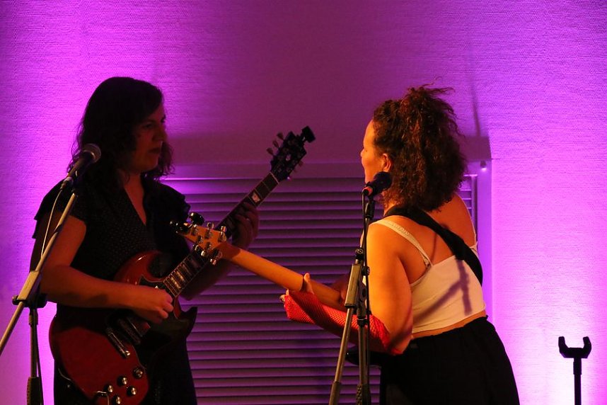 Robin Damm und Band in der Kreissparkasse Nordhausen