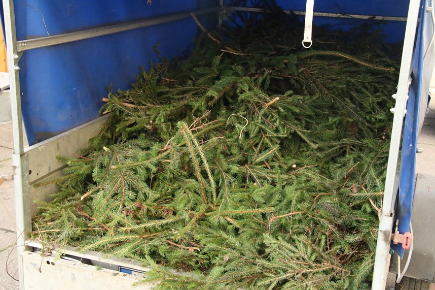 Auf dem Blasiikirchplatz wurden heute die letzten Vorbereitungen f&uuml;r den Handwerkermarkt abgeschlossen