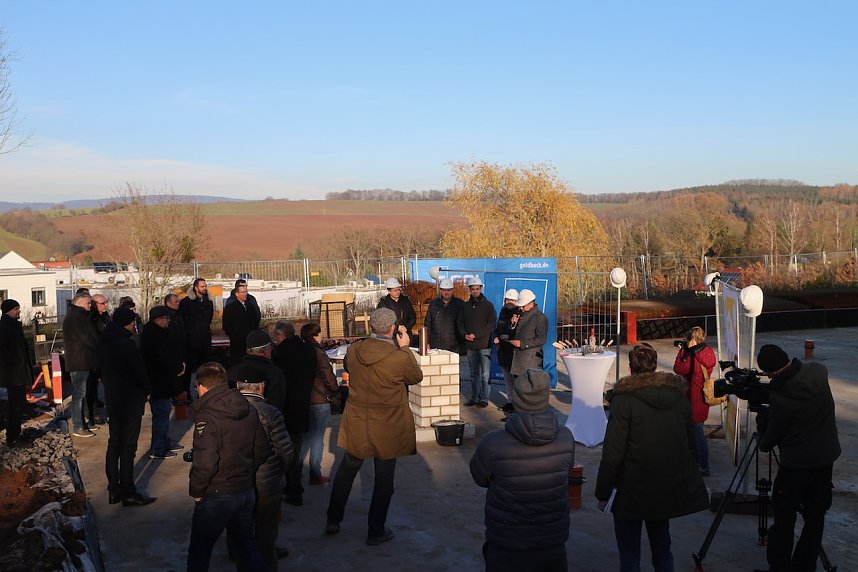 Grundsteinlegung f&uuml;r zwei neue Mehrfamilienh&auml;user in Nordhausen Nord