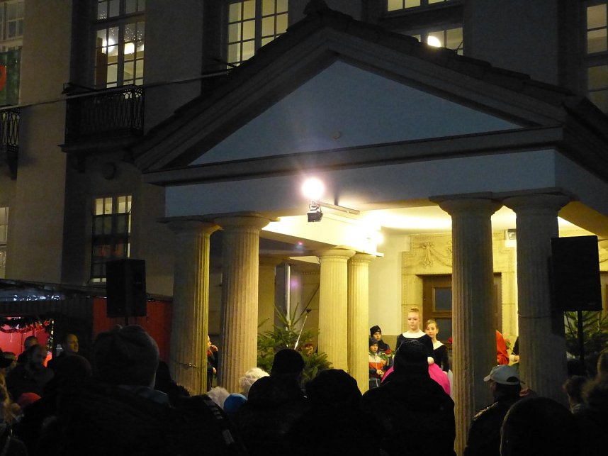 Hinter dem 8. T&uuml;rchen des Theater-Adventskalenders wartete heute Ebenezer Scrooge