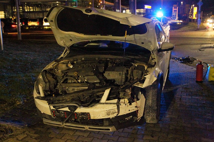 Crash auf der Kreuzung