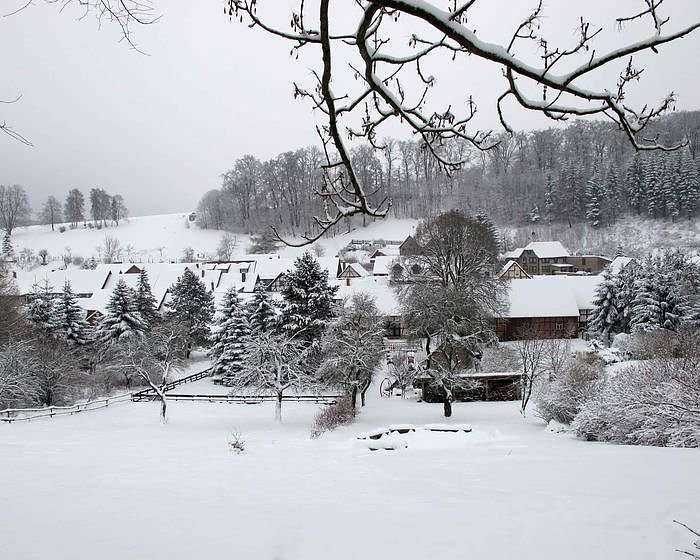 Schnee in Friedrichsrode