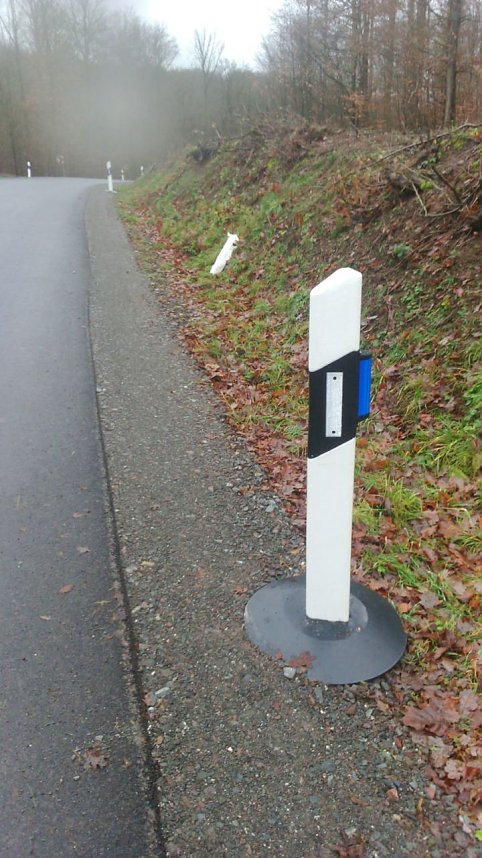 Baustellenabfall zwischen Ilfeld und Appenrode