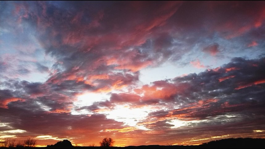 Abendhimmel &uuml;ber Osterode