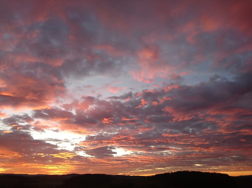 Abendhimmel &uuml;ber Osterode
