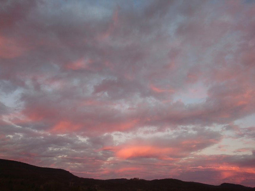 Abendhimmel &uuml;ber Osterode