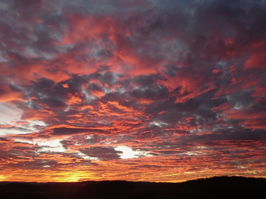 Abendhimmel &uuml;ber Osterode