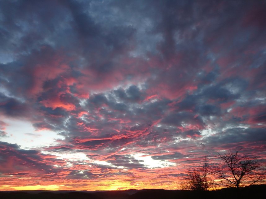 Abendhimmel &uuml;ber Osterode