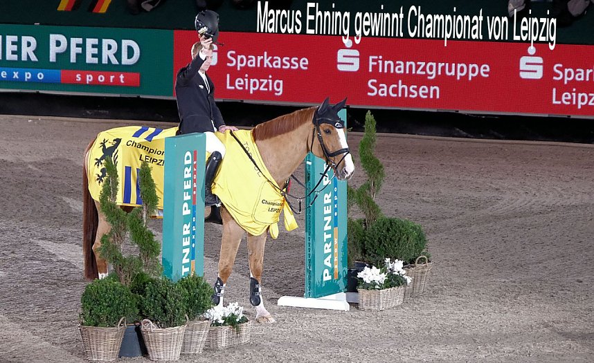 Peter Blei auf der "Partner Pferd" in Leipzig