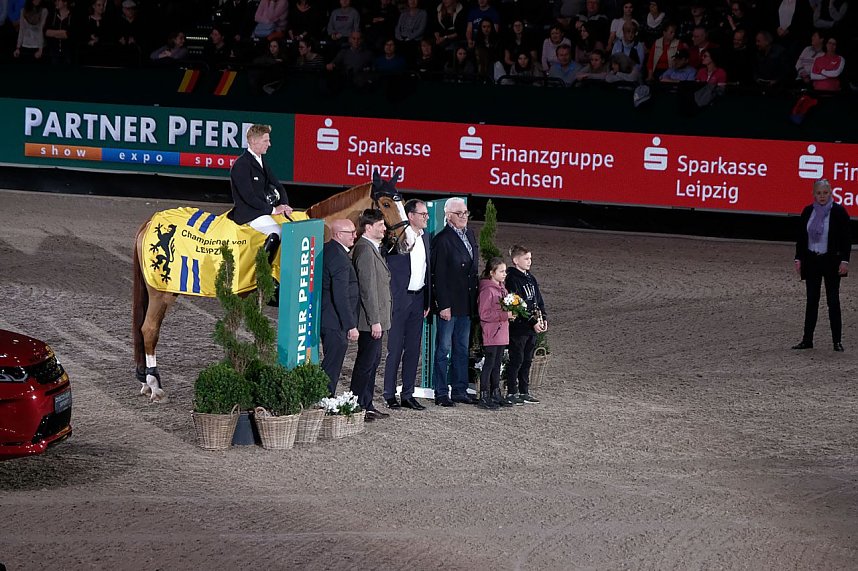 Peter Blei auf der "Partner Pferd" in Leipzig