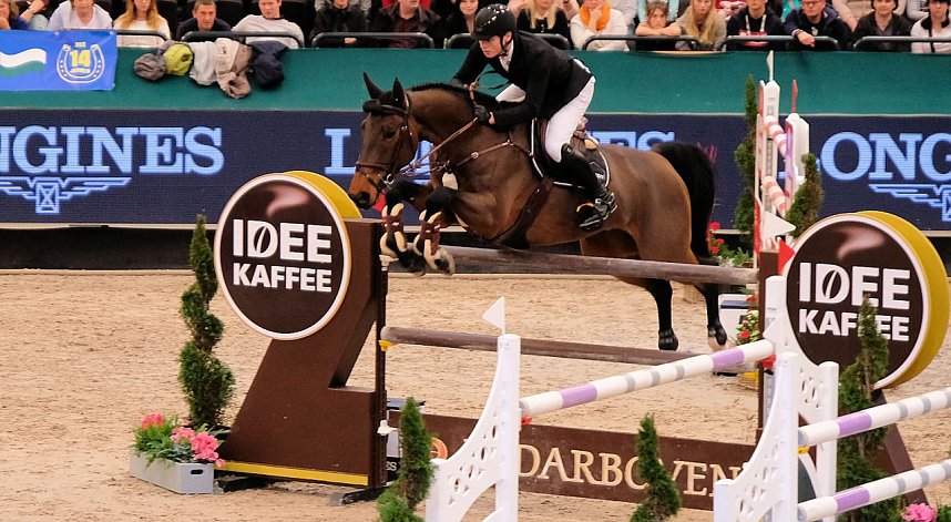 Peter Blei auf der "Partner Pferd" in Leipzig