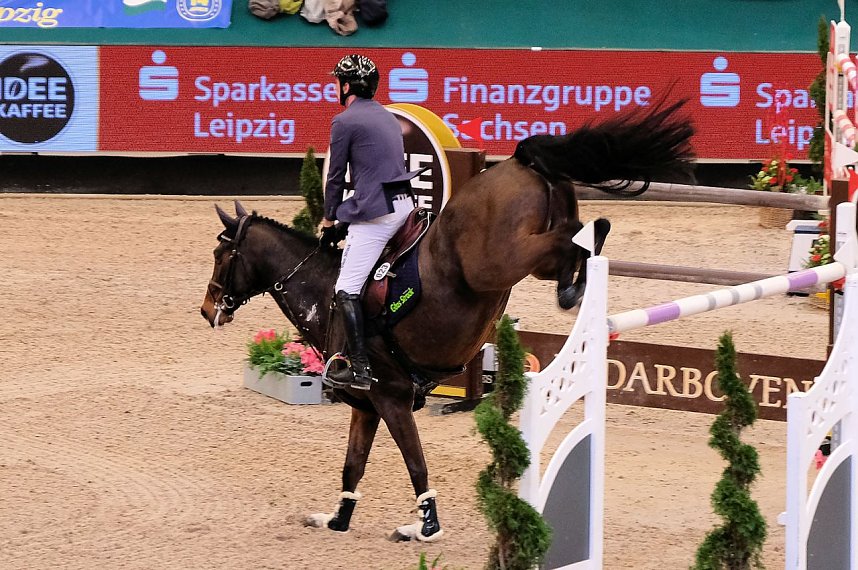 Peter Blei auf der "Partner Pferd" in Leipzig