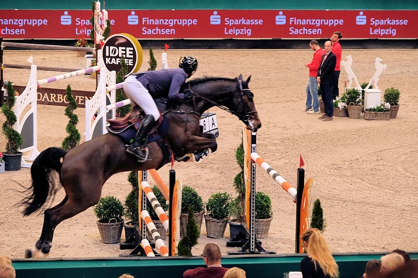 Peter Blei auf der "Partner Pferd" in Leipzig