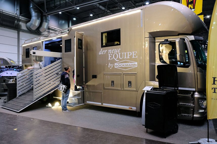 Peter Blei auf der "Partner Pferd" in Leipzig