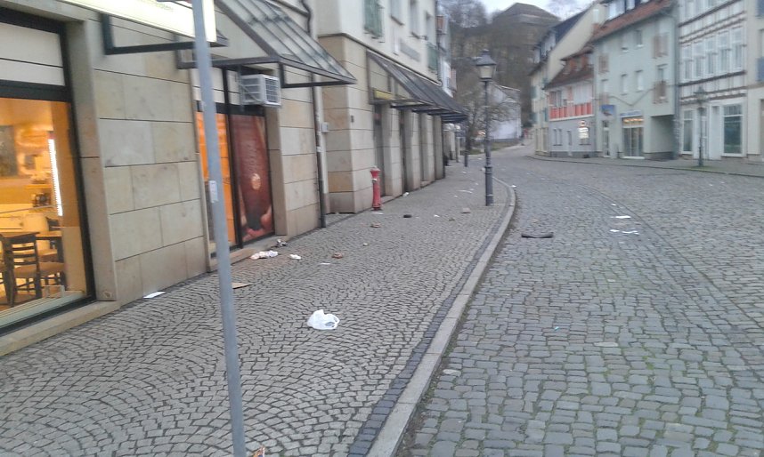 M&uuml;ll in der Stadt