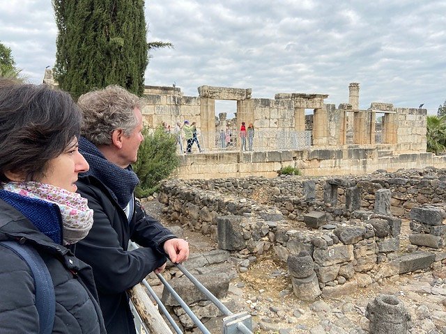 Die Reisenden aus Nordhausen besuchten den Berg der Seligpreisungen