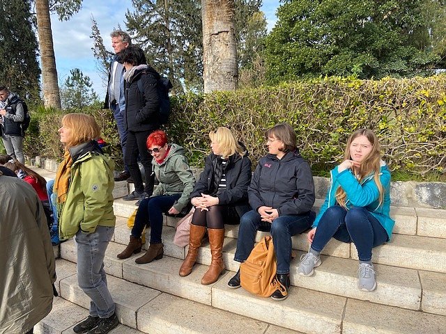 Die Reisenden aus Nordhausen besuchten den Berg der Seligpreisungen