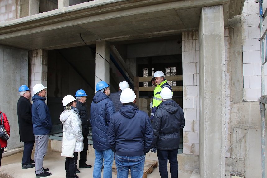 Richtfest am Humboldt-Gymnasium Nordhausen