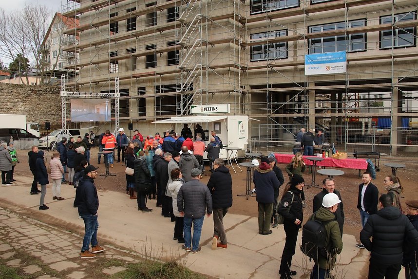 Richtfest am Humboldt-Gymnasium Nordhausen