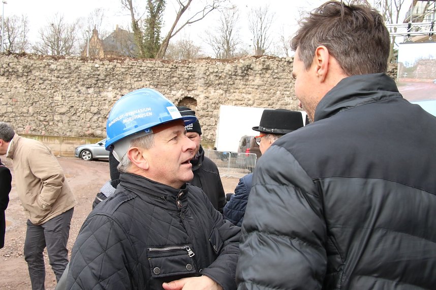 Richtfest am Humboldt-Gymnasium Nordhausen