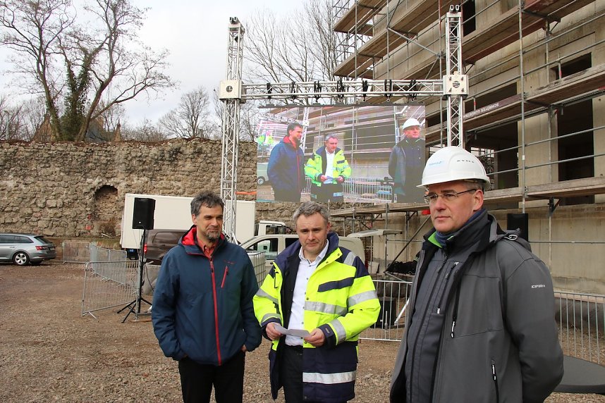 Richtfest am Humboldt-Gymnasium Nordhausen