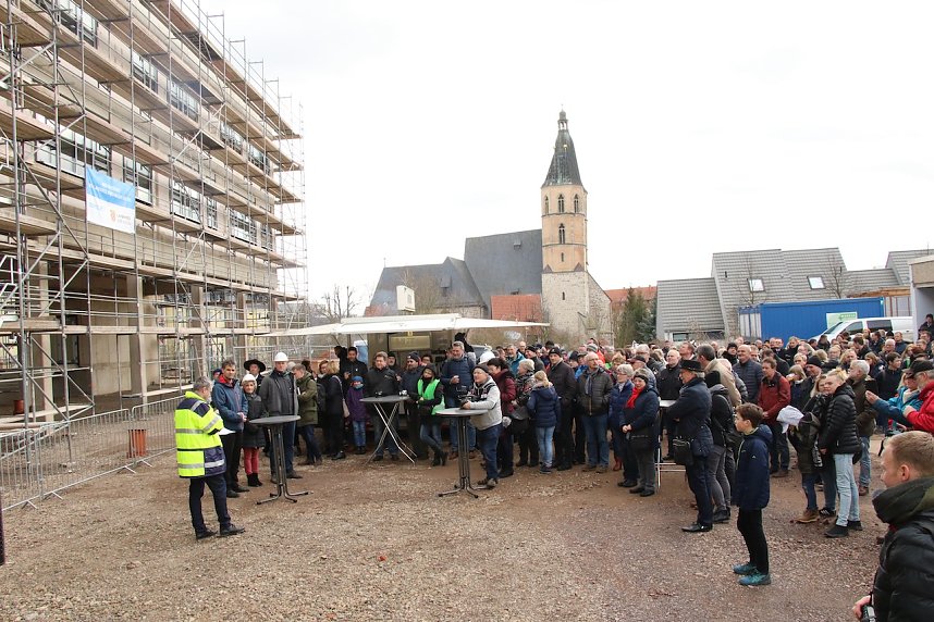 Richtfest am Humboldt-Gymnasium Nordhausen