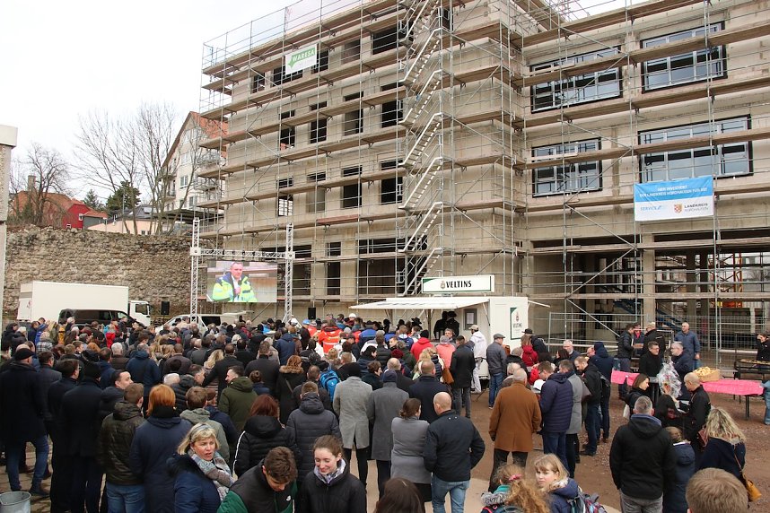 Richtfest am Humboldt-Gymnasium Nordhausen