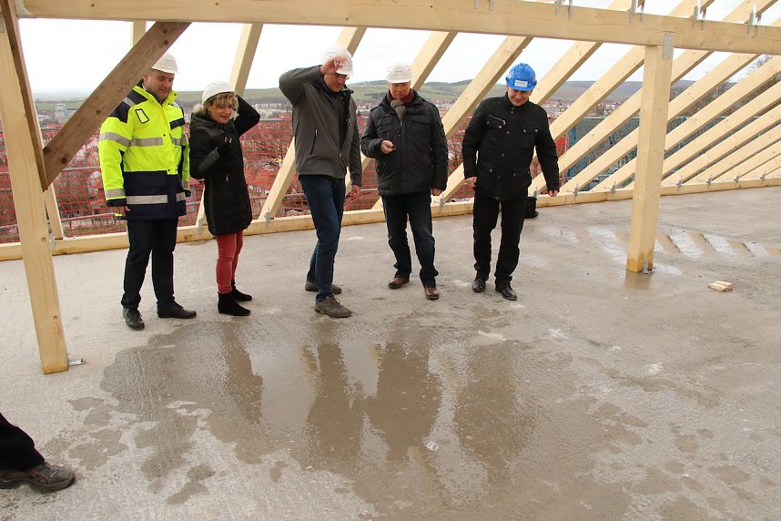 Richtfest am Humboldt-Gymnasium Nordhausen