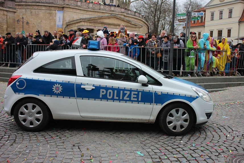 Rosenmontag auf dem Markt Sondershausen