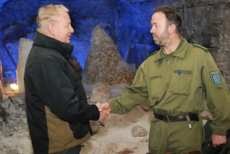 Salzstaub gesch&uuml;ffelt