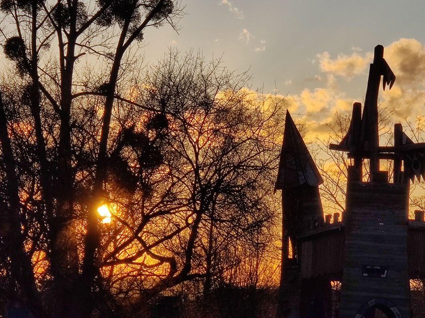 Abendstimmung auf dem Petersberg