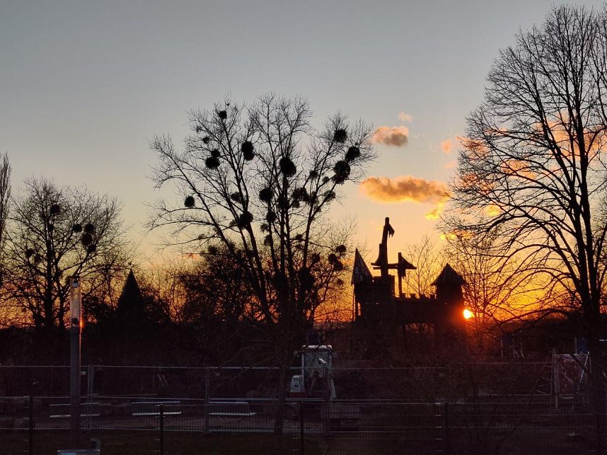 Abendstimmung auf dem Petersberg