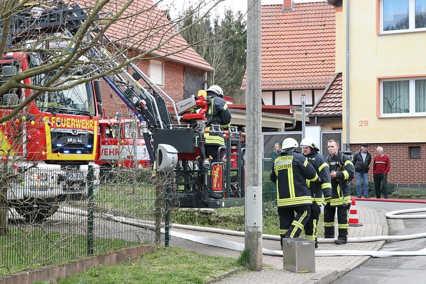 Dachstuhlbrand in W&uuml;lfingerode