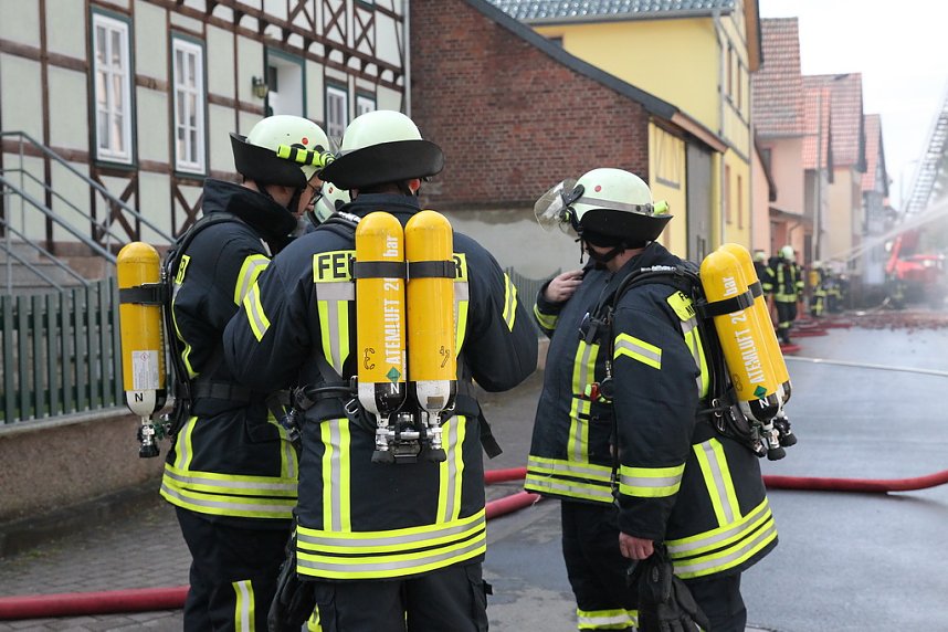 Dachstuhlbrand in W&uuml;lfingerode