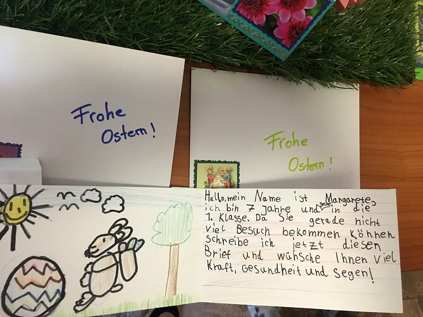 Gr&uuml;&szlig;e aus dem DRK-Pflegeheim Nordhausen Nord