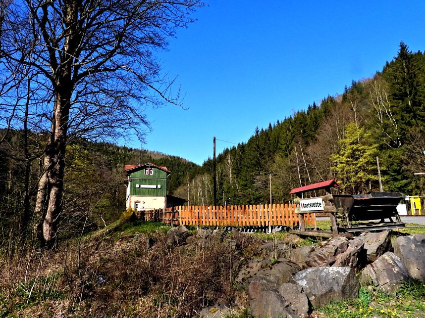 Peter Blei unterwegs an der Eisfelder Talm&uuml;hle