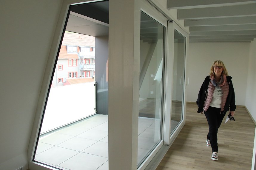 In den neuen SWG-Wohnungen Am Alten Tor werden die ersten Mieter erwartet