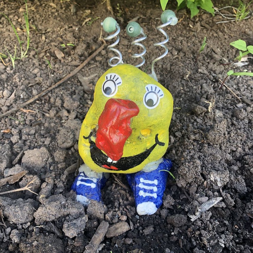 Bunte Steine gegen den grauen Alltag