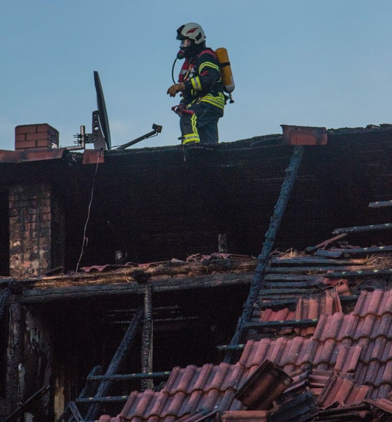 Wohnhaus brannte in Ilfeld
