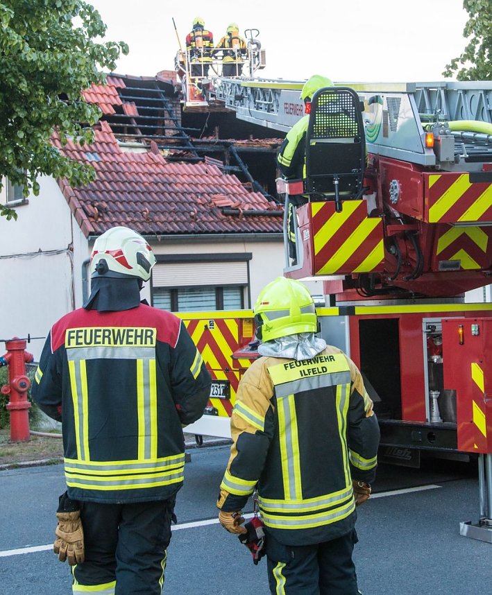 Wohnhaus brannte in Ilfeld