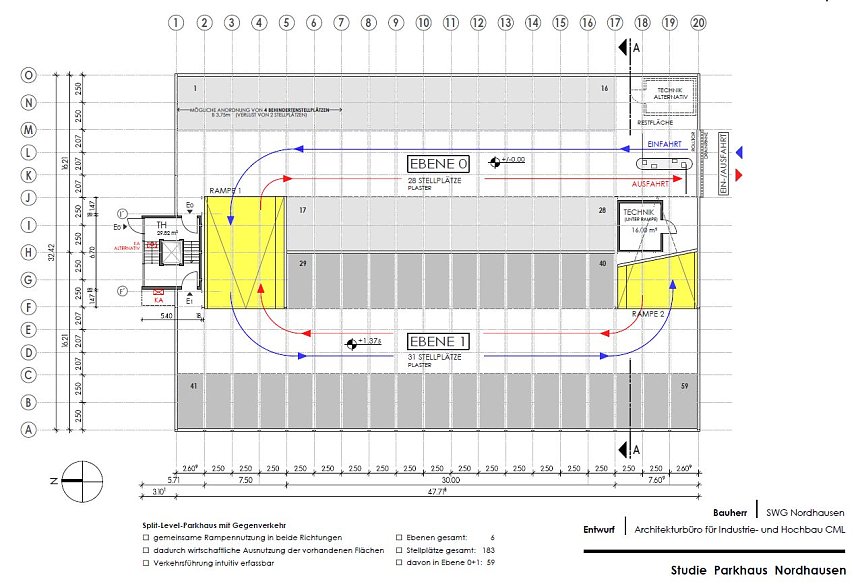 So k&ouml;nnte das neue Parkhaus auf dem August-Bebel-Platz aussehen