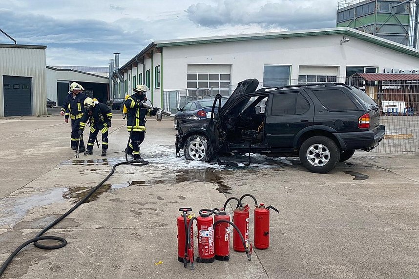 Feuerwehreinsatz in Neuheide