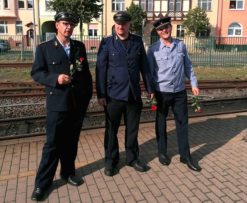 Verabschiedung des Lokf&uuml;hrers Dietmar Sch&uuml;ler