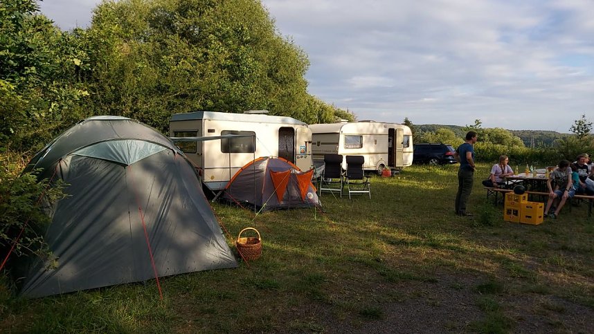 Der Oster&ouml;der Sch&uuml;tzennachwuchs durfte sich endlich wieder treffen und lud zum Campingwochenende