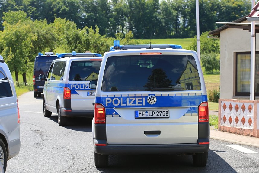 Polizeieinsatz in Kleinkeula