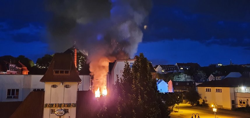 Gro&szlig;feuer am Nordh&auml;user Grimmel