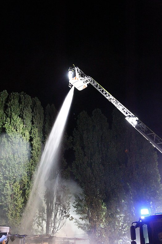 Gro&szlig;feuer am Nordh&auml;user Grimmel